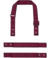 PR191 Premier Swap and Pop Customisable Apron Straps Burgundy colour image